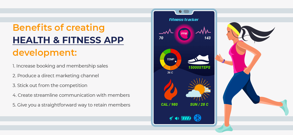 Benefits of creating Health & Fitness App development