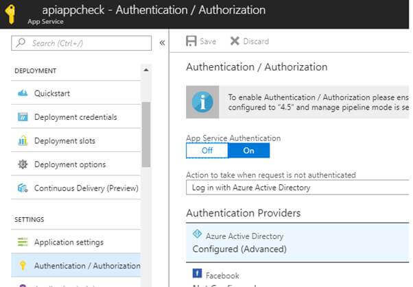 Web API Authentication Setup