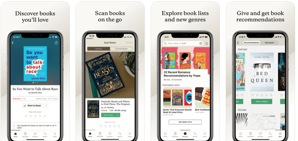 Goodreads - The Best social Mobile Applications for book readers