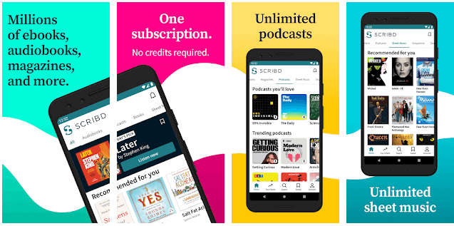 Scribd - The Best app for audio-book and comics bookworms