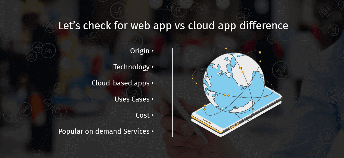 web app vs cloud app