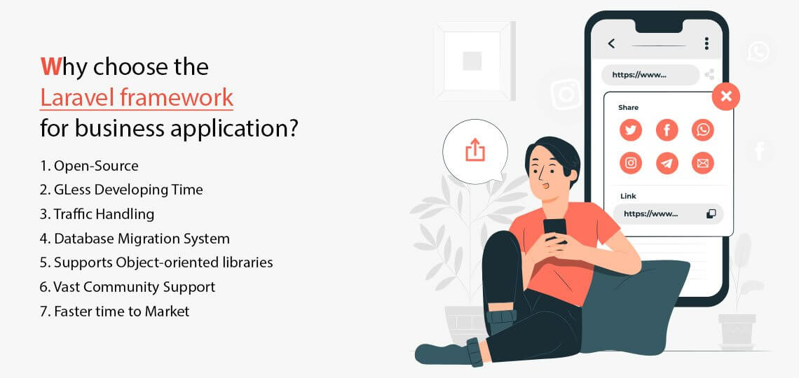 Why choose the Laravel framework for business application?