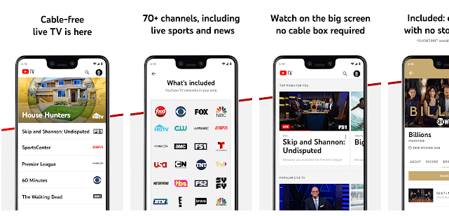 YouTube TV: Live TV & more