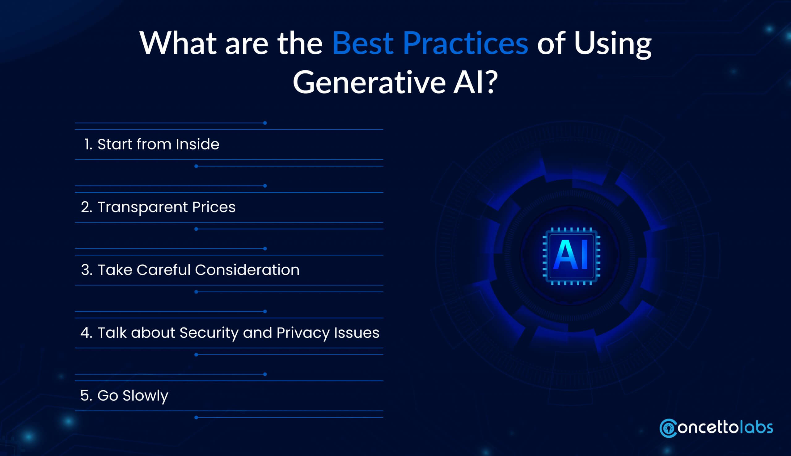 What Are The Best Practices for Using Generative AI?