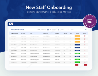 New Staff Onboarding