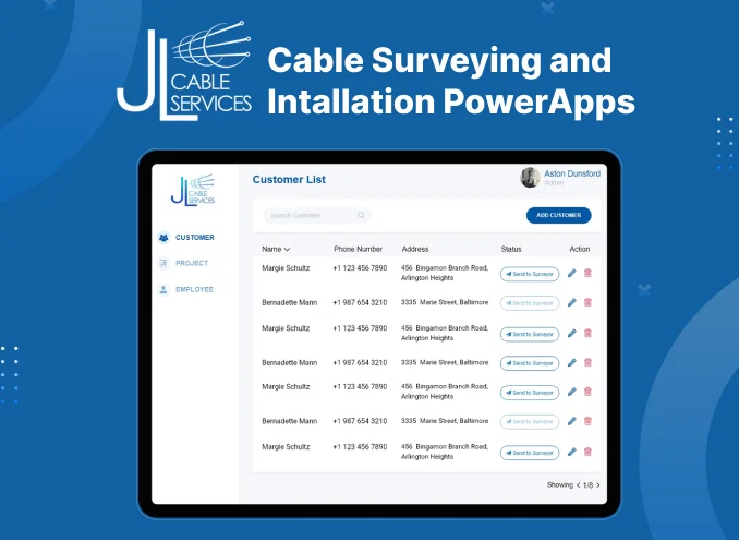 Cable Surveying and Installation PowerApps