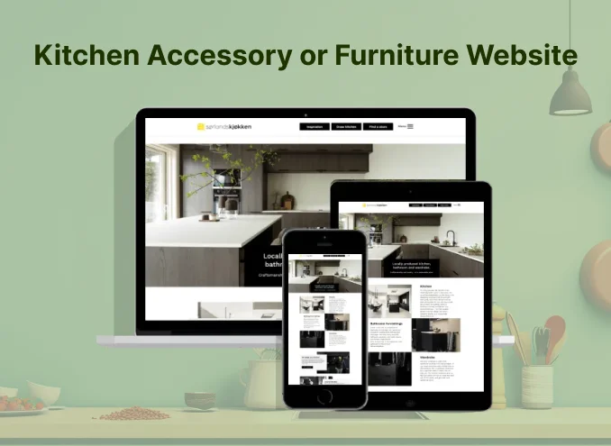 Kitchen Accessory or Furniture Website