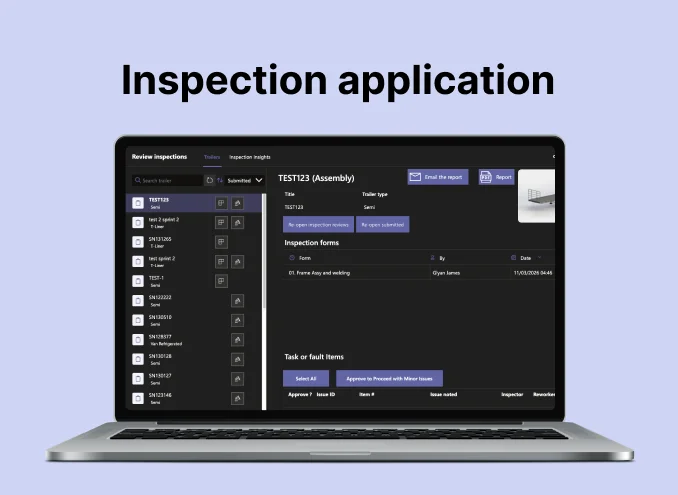 Inspection application