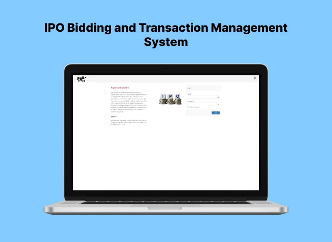 IPO bidding and transaction management system