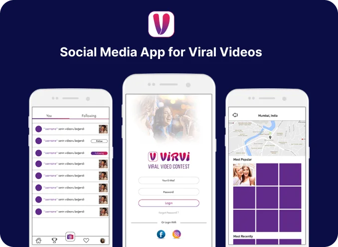 Social Media App for Viral Videos