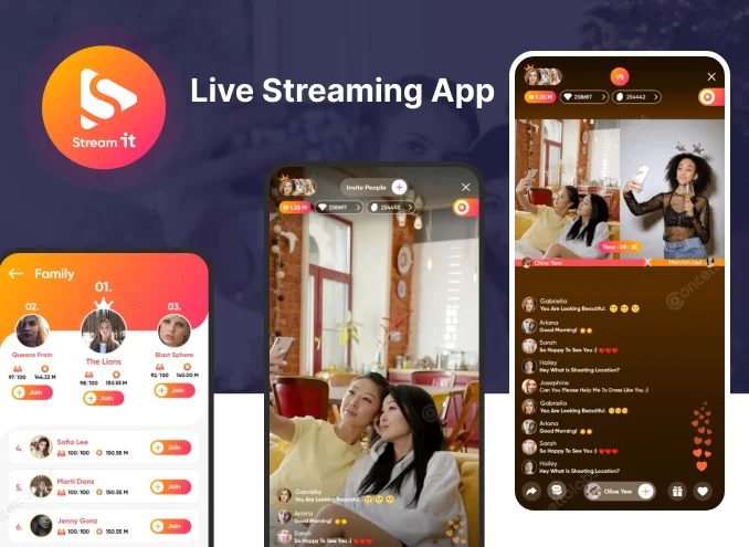 Stream IT - Live Streaming App