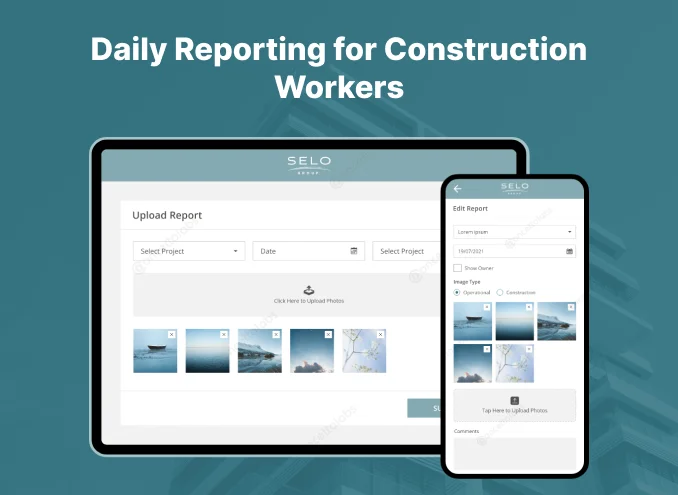 Daily reporting for construction workers