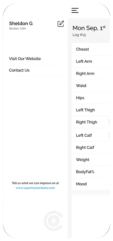 FITNESS/BODY MEASUREMENT APP DEVELOPMENT