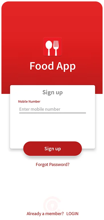 Online Food Ordering App