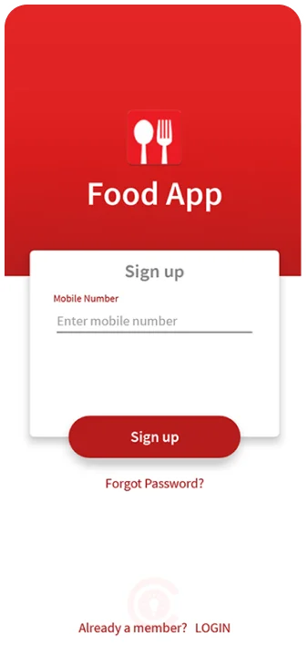 Sign Up Screen