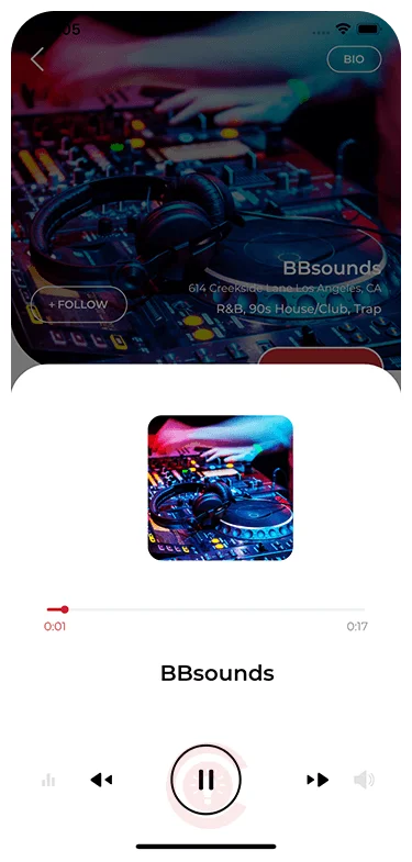 LIVE DJ Concerts App Development