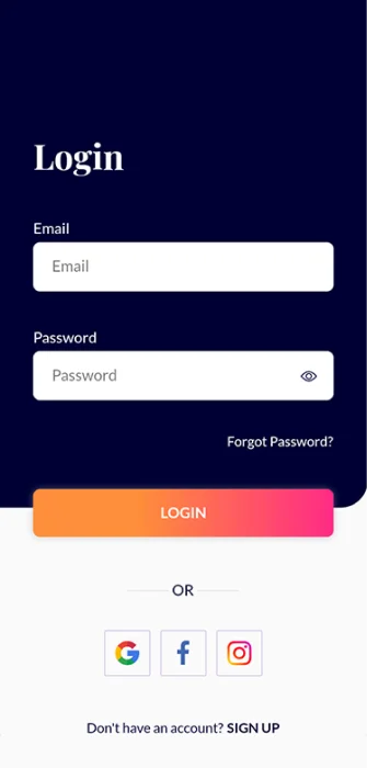 Login and Signup