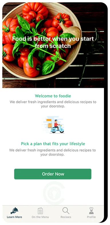 Delicious Food Recipe Delivery App