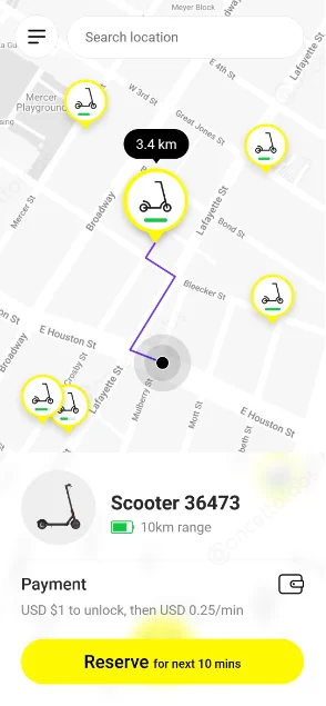 Scooter Rider App